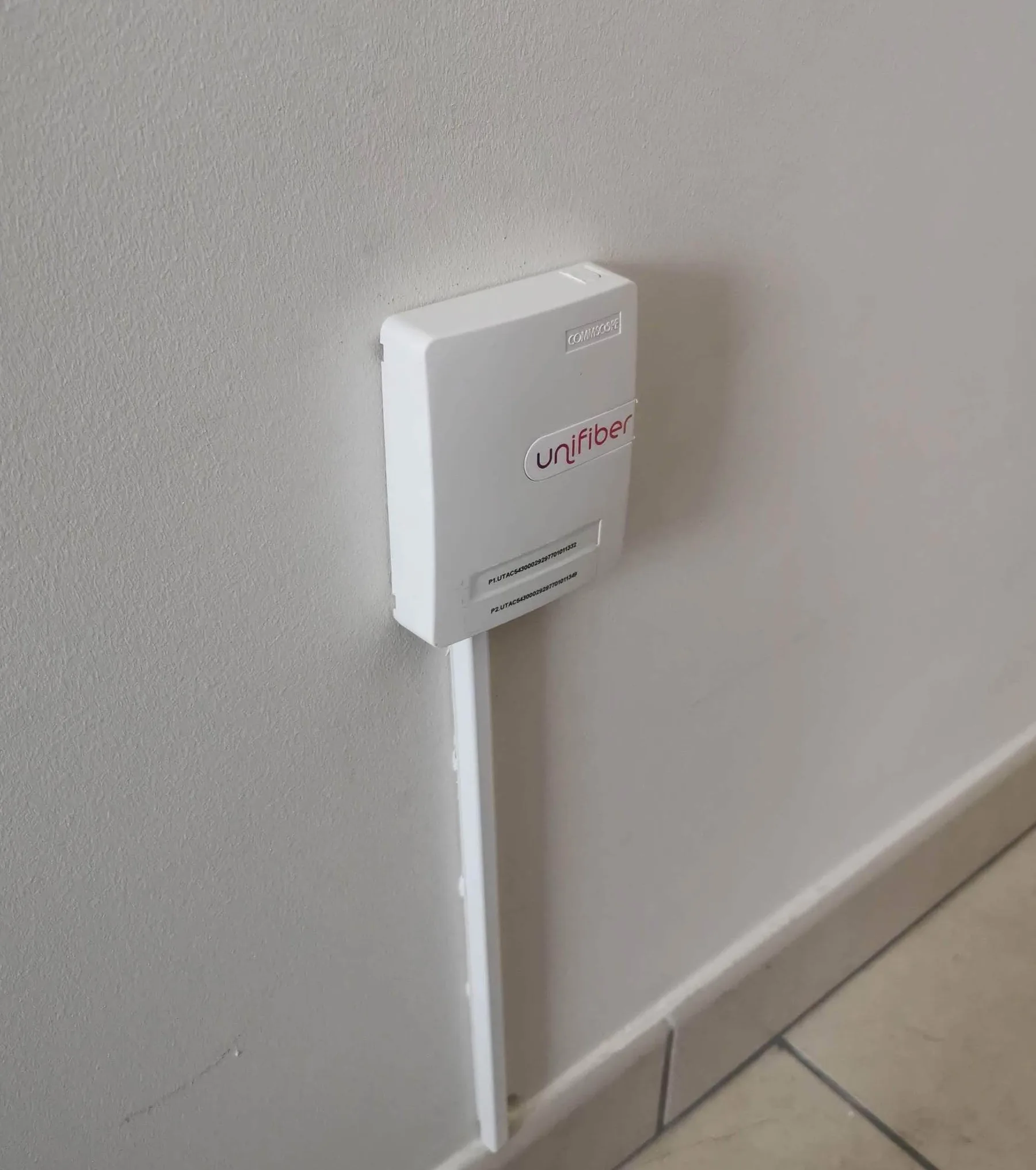 Installation de la fibre dans un immeuble